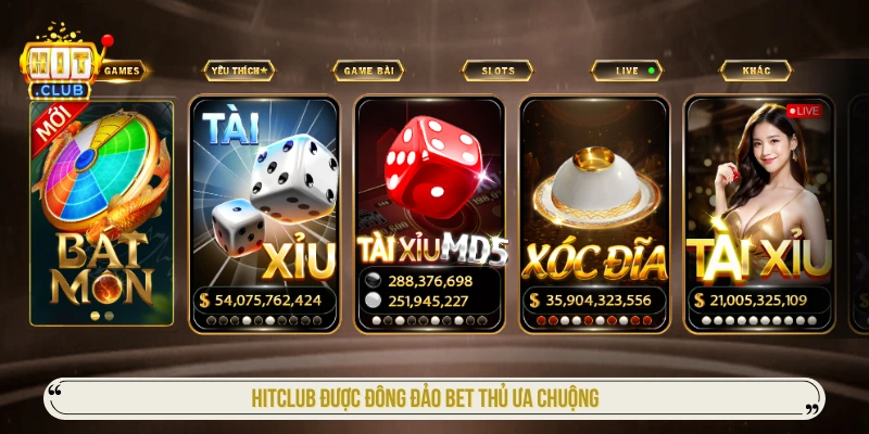 Hitclub – Link Vào & Tải App Hitclub iOS/APK Mới Nhất HITCLUB được đông đảo bet thủ ưa chuộng
